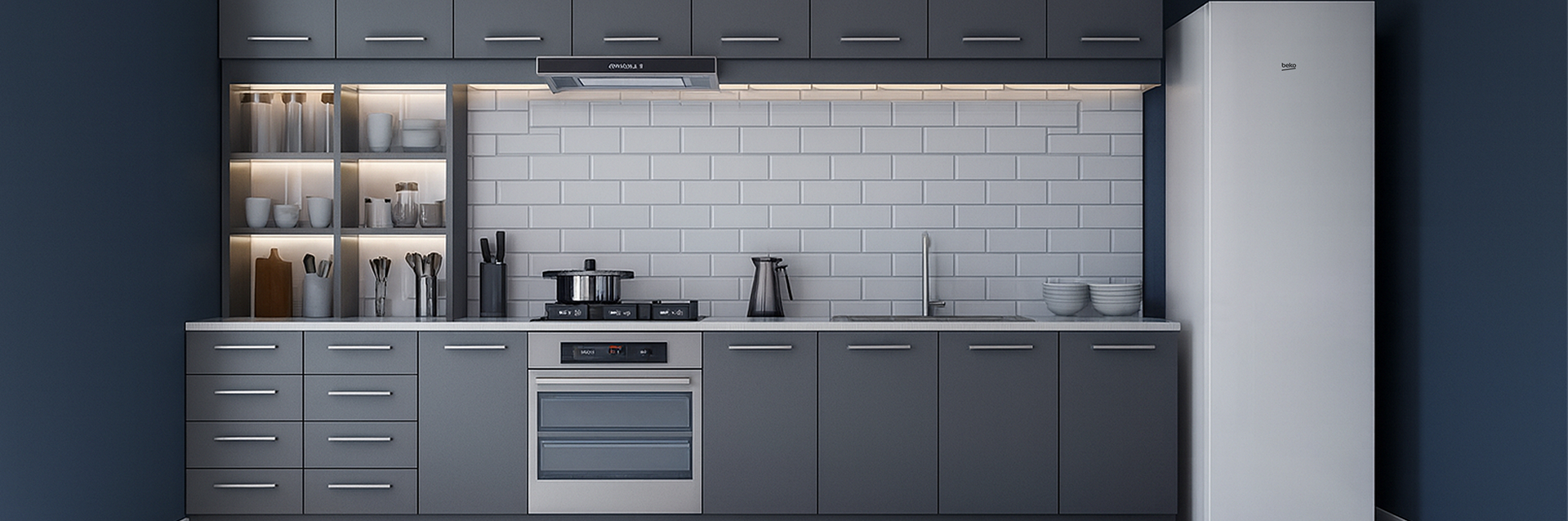 Установка морозильной камеры Beko