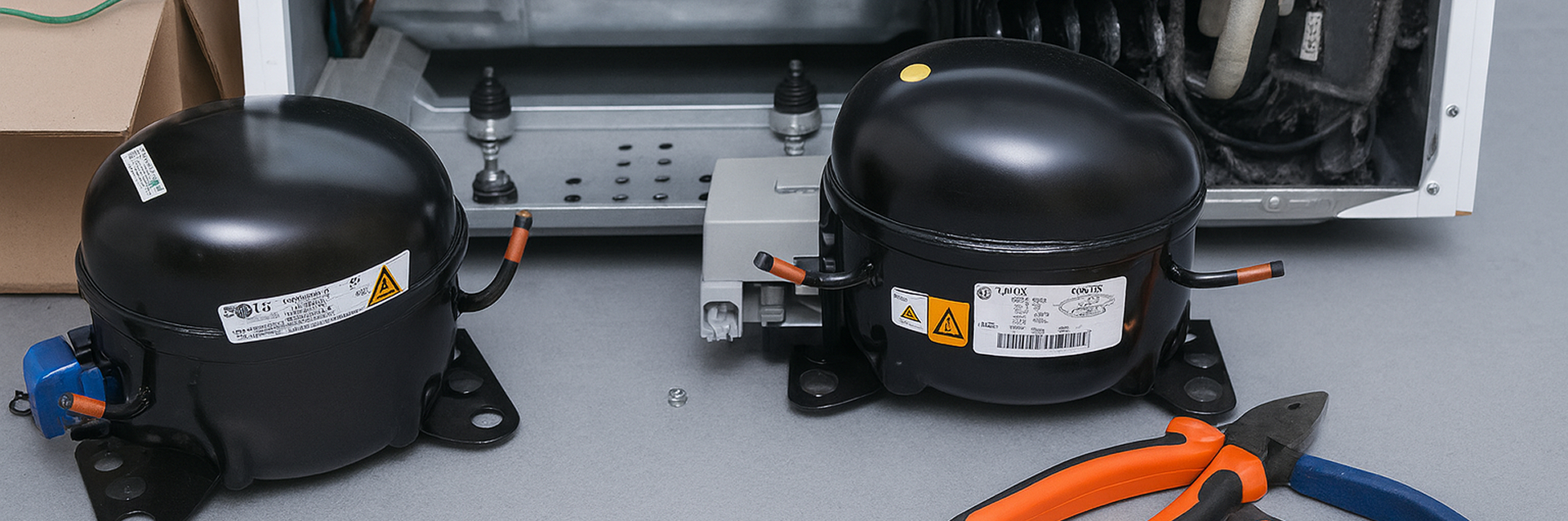 Замена компрессора холодильника Beko