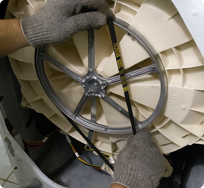 Замена ремня привода барабана стиральной машины Beko